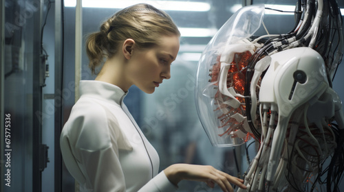  医療用ロボットは人型ロボットを維持するGenerativeAI