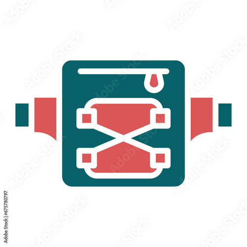 Vector Design Waist Bag Icon Style photo