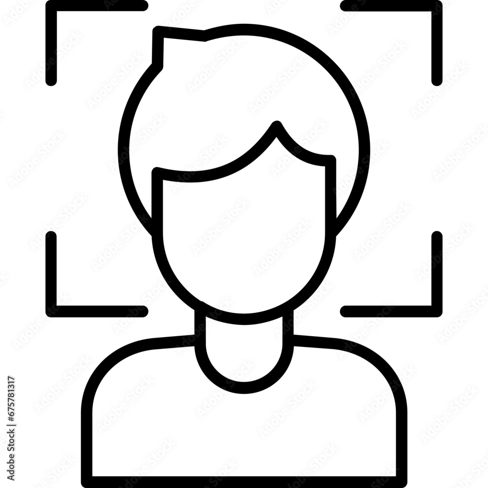 Face Scanner Icon Face Scanner Icon
