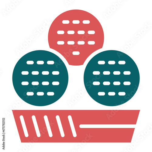 Vector Design Falafel Icon Style