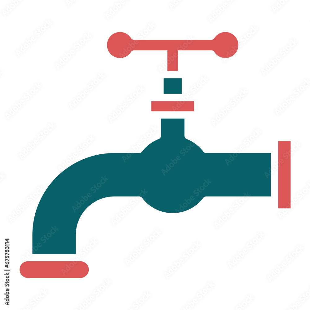 Vector Design Faucet Icon Style Vector Design Faucet Icon Style
