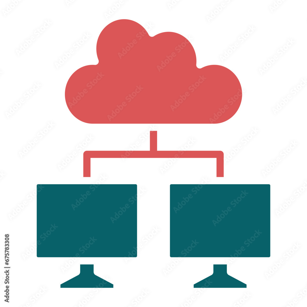 Vector Design Cloud Computing Icon Style Vector Design Cloud Computing Icon Style