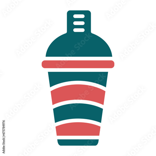 Vector Design Cocktail Shaker Icon Style
