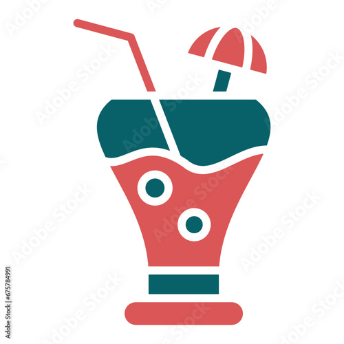 Vector Design Pina Colada Icon Style