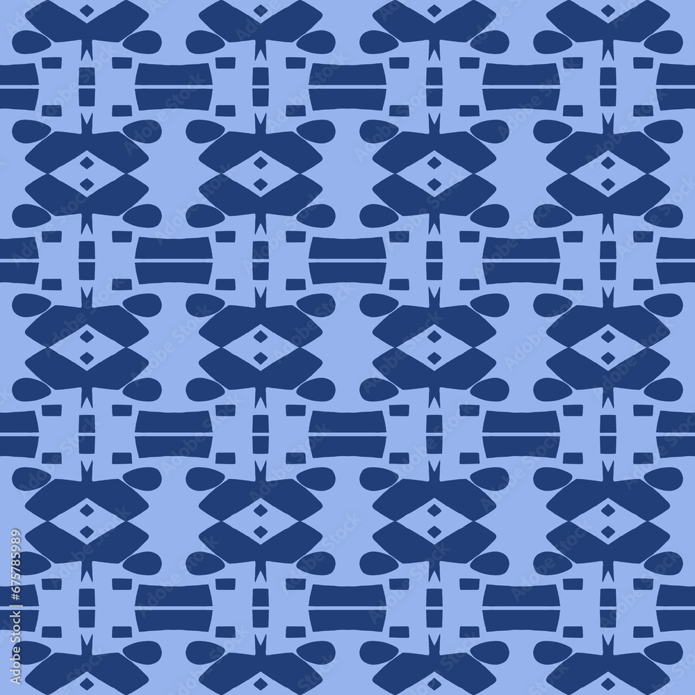 Oriental pattern for textiles, wallpapers, for use in graphics. Stock