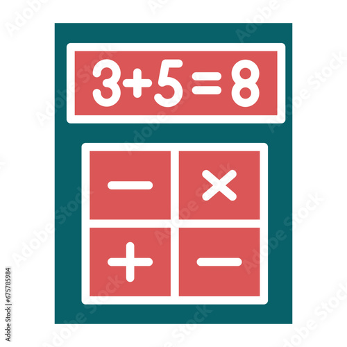 Vector Design Calculation Icon Style