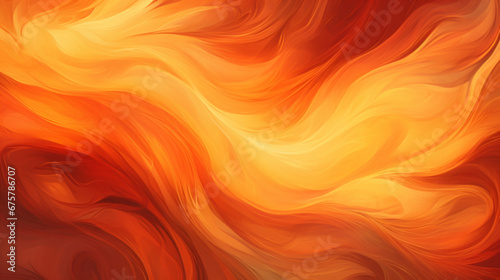 テクスチャに描かれた火、炎の抽象的な背景GenerativeAI