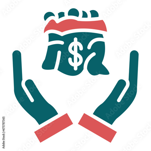 Vector Design Financial Help Icon Style