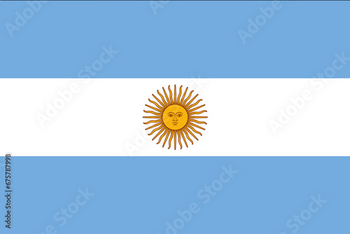 flag of Argentina photo