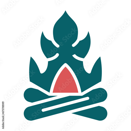 Vector Design Fire Icon Style