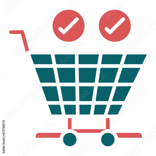 Vector Design Checkout Icon Style