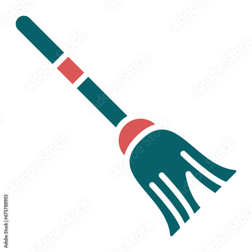 Vector Design Broom Icon Style © designing ocean