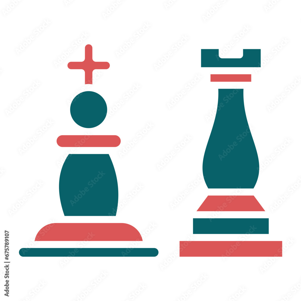 Vector Design Chess Game Icon Style Vector Design Chess Game Icon Style