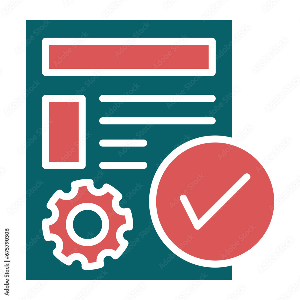 Vector Design Project Fulfillment Icon Style Vector Design Project Fulfillment Icon Style