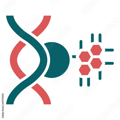 Vector Design Genetic Modification Icon Style