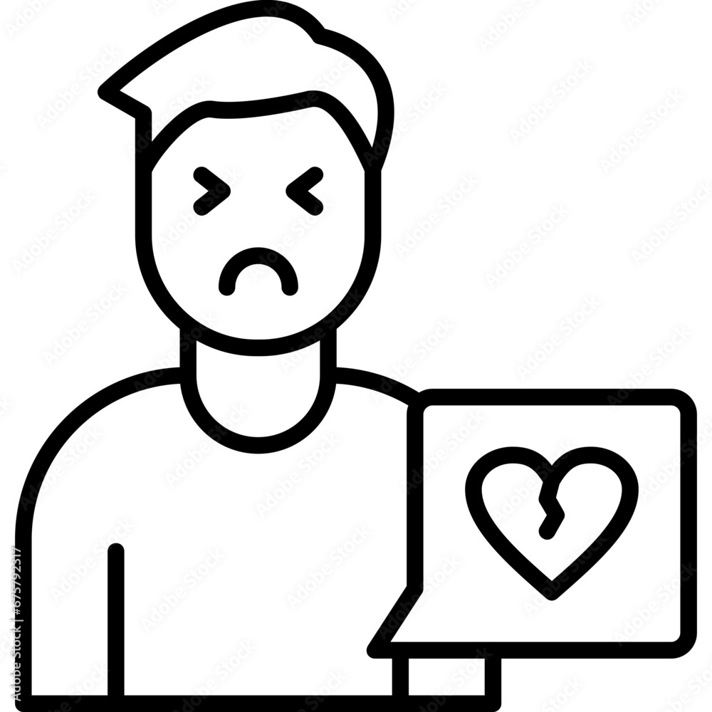 Obraz premium Hurting Icon