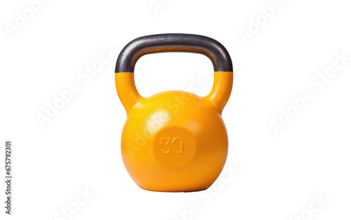 Kettlebell Weightlifting On Transparent Background