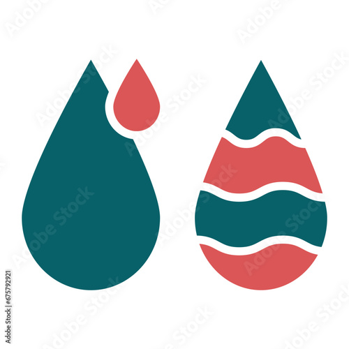 Vector Design Fluid Icon Style