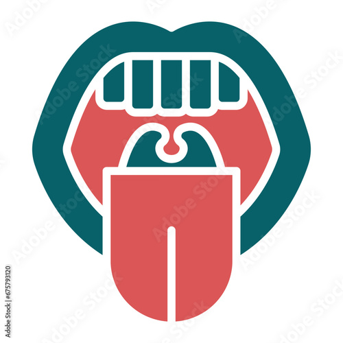 Vector Design Oral Icon Style