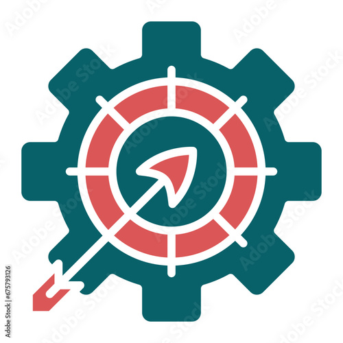 Vector Design Goals Management Icon Style