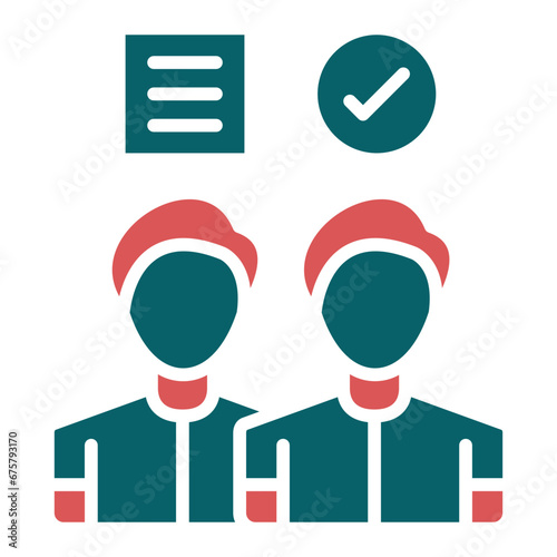 Vector Design Candidate Icon Style
