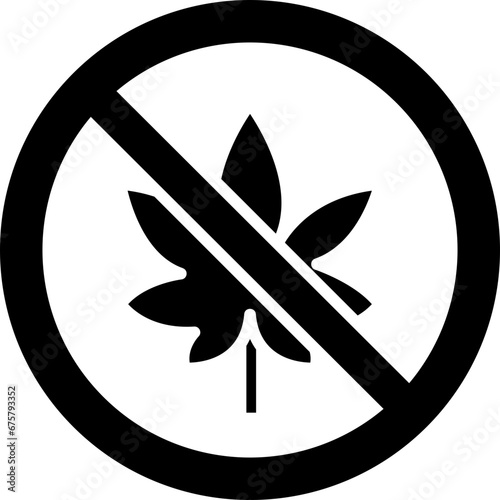 No Cannabis Icon