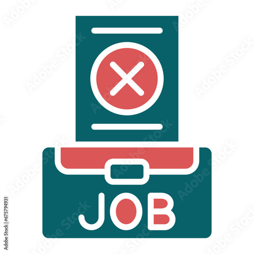 Vector Design Job Loss Icon Style