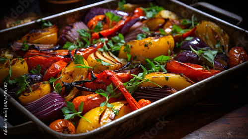 Oven-roasted Provenal vegetables