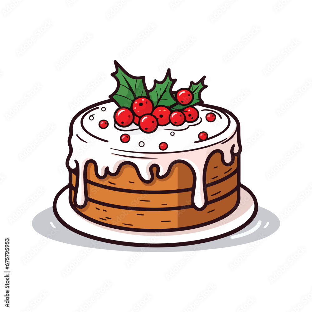 piece of cake with cherries piece of cake with cherries