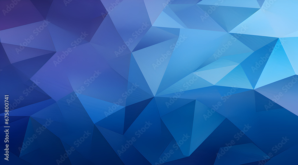 Sleek geometric pattern with light blue and purple triangles for a modern look.