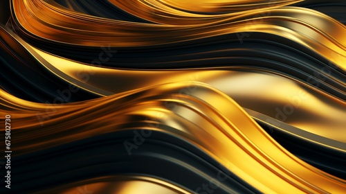 Combining gold and graphite in an abstract fituristic photo