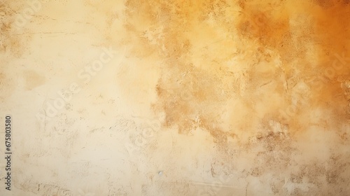 Colour old concrete wall texture background. Close Up retro plain cream color cement wall background texture. Design paper vintage parchment element show or advertise or promote product on display.