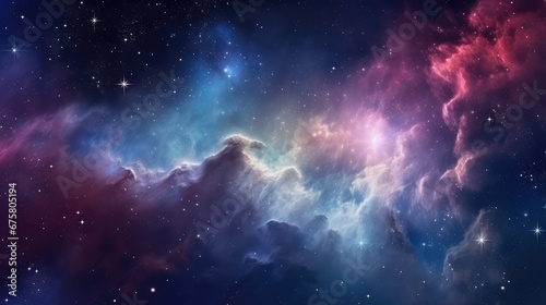 deep space nebula star sci-fi background material