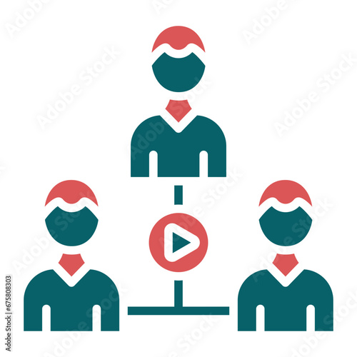 Engaging With Audience Icon Style