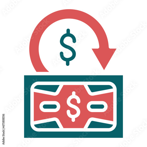 Money Back Guarantee Icon Style