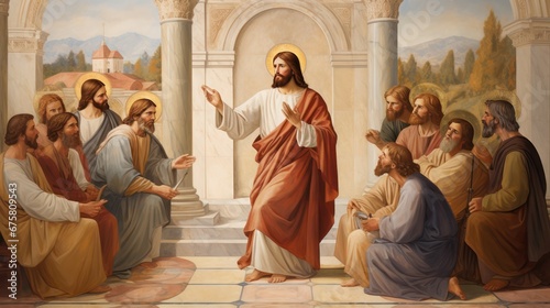 Jesus Teaching His Followers
