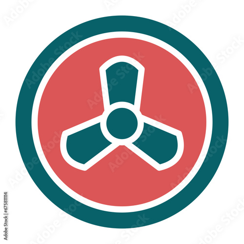 Radiation Icon Style