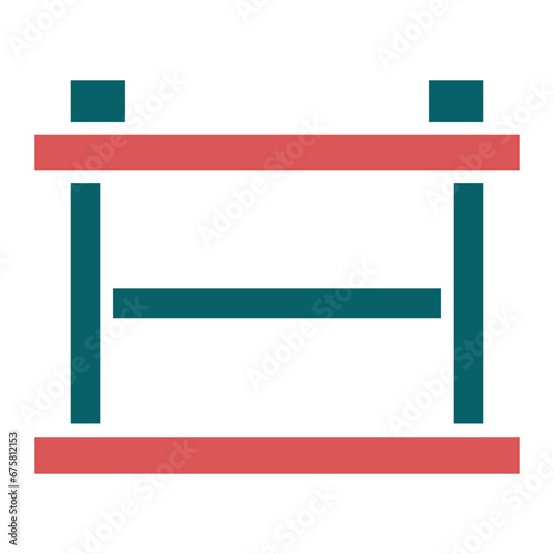Hurdles Race Icon Style