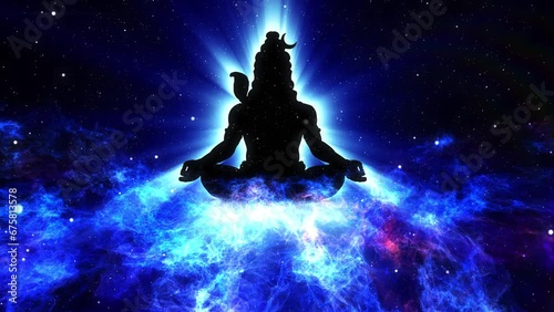 Lord Shiva Cosmos Background photo