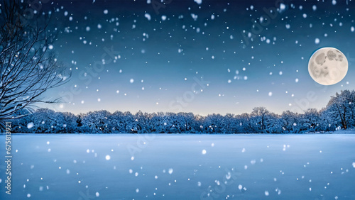 winter background by  Generative AI © Z-Design