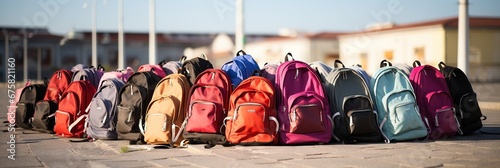Vibrant Backpacks Welcome Back the School Buzz, Generative AI
