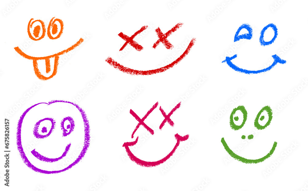 Crayon Smiley Face Drawing Crayon Smiley Face Drawing