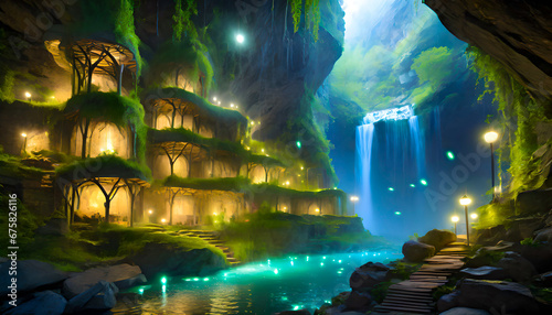 The Elf Kingdoms City Cave System © Stuart Little