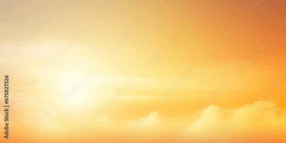 Natural background blurring warm colors and bright glod sunlight