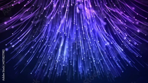 Data Flow Lights Background
