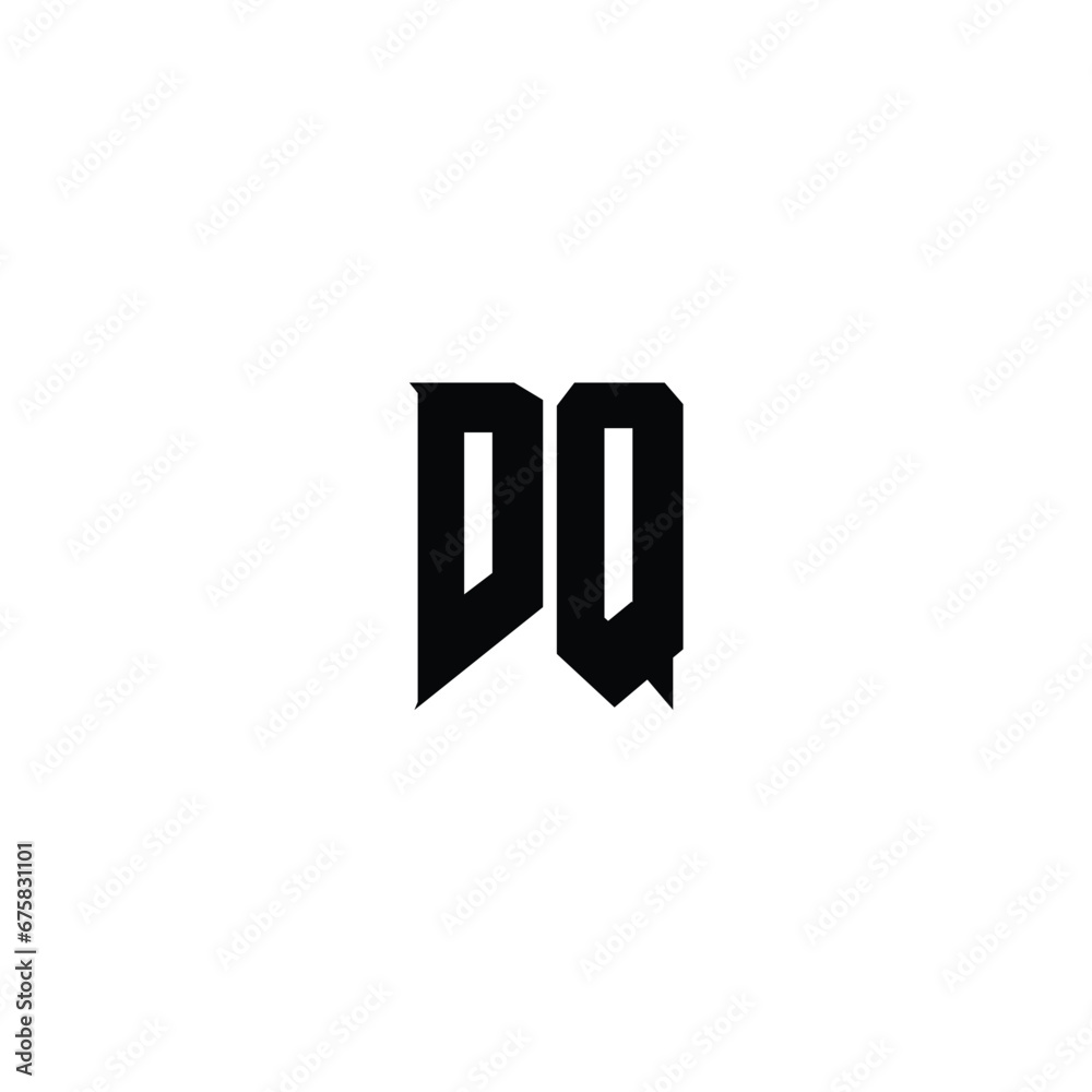 Alphabet letters Initials Monogram logo QD,DQ,Q and D, letter icon logo DQ or QD, Modern infinity letter DQ logo design