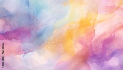 abstract background that emulates the texture and feel of a watercolor painting with soft, blending tones ,canva  © Klay
