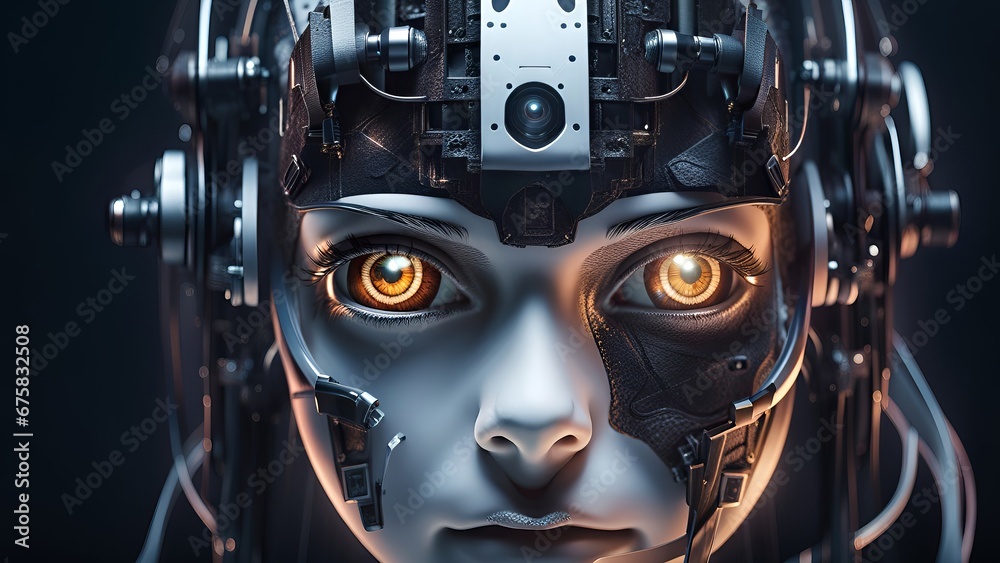 Fototapeta premium Ai Cyborg