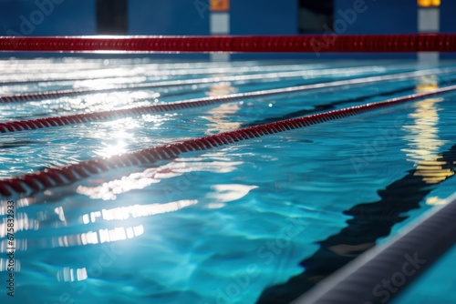 Crystal Clear Indoor Pool Reflections