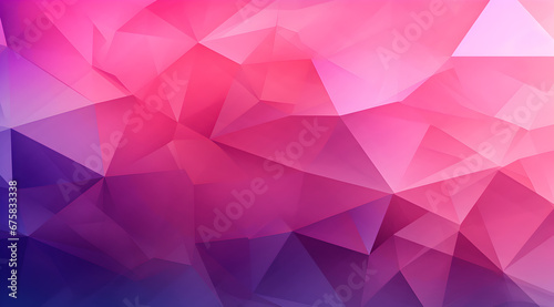 Sleek geometric pattern with pink and purple triangles for a modern look.